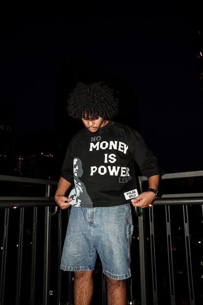 no MONEY IS POWER less - Gray